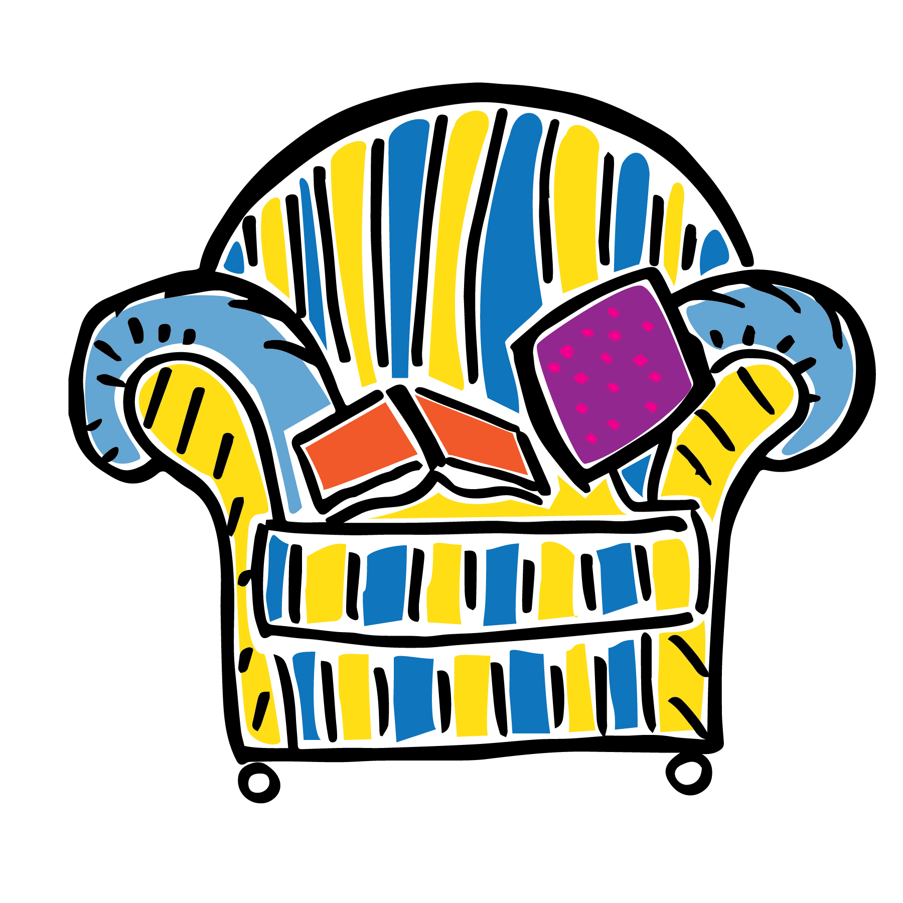 Cozy Chair Book Club Logo